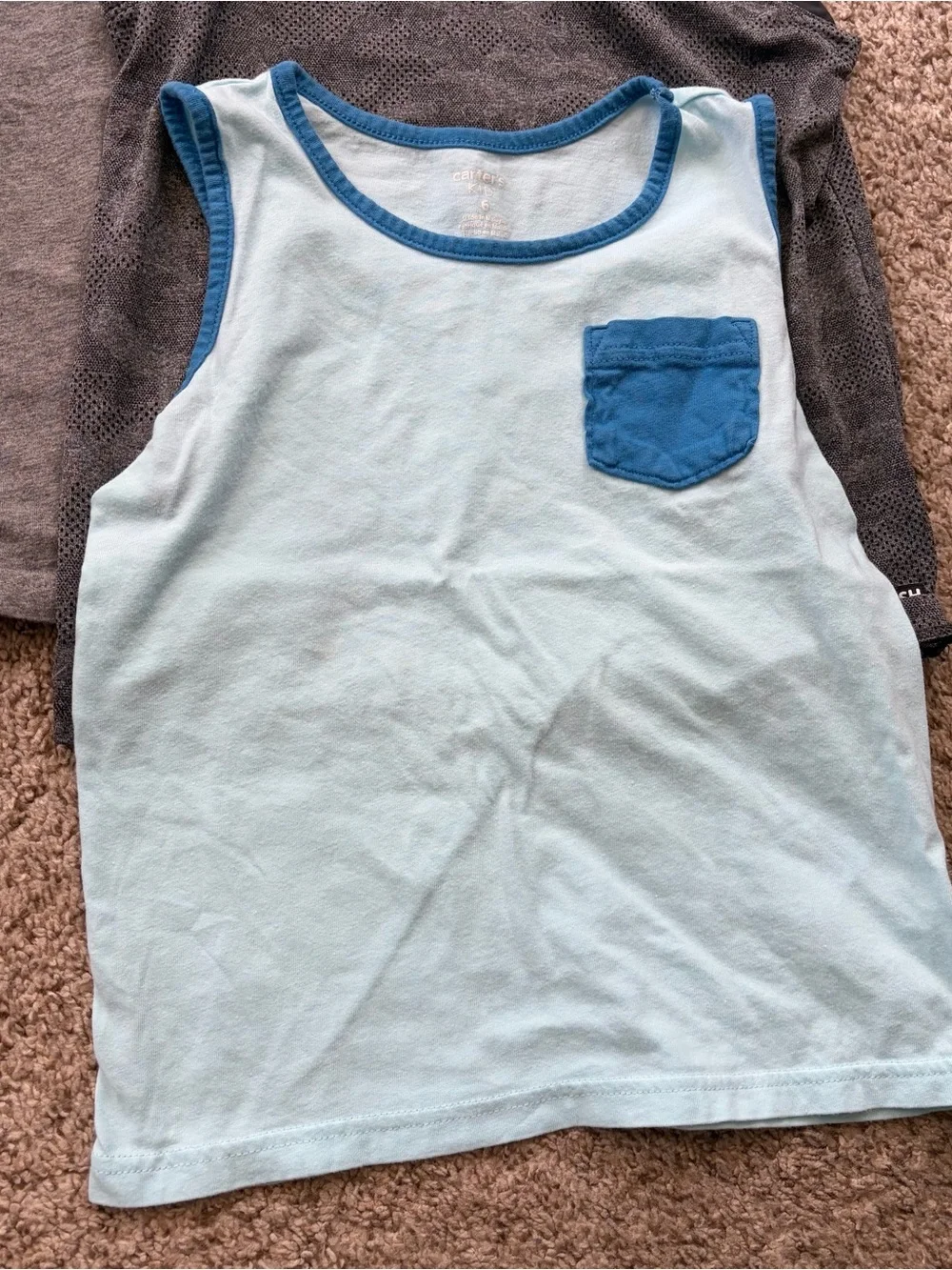 Boys tank top sleeveless shirt bundle size 6